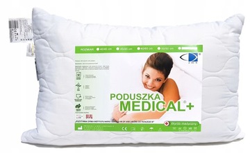 PODUSZKA ANTYALERGICZNA 40X70 MEDICAL AMW Z ZAMKIEM ATEST 95°C