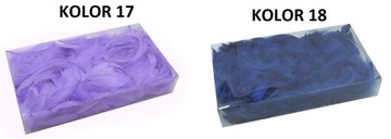 ПЕРЬЯ 50 ГРАММ ПЕРЬЯ ДЕКОРАТИВНЫЕ 24 ЦВЕТА 300 ШТ.