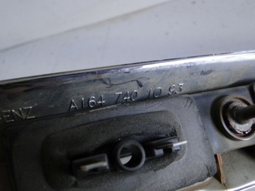 MERCEDES ML W164 164 PRZED LIFTEM LISTWA CHROM POD KLAPĘ TYLNĄ