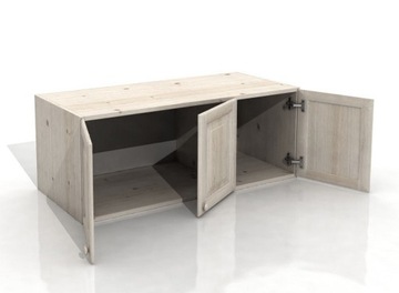 DSI-meble: Nadstawka do szafy NOVA 3D - biała