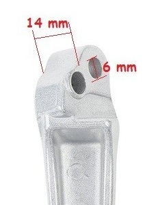 ПОДНОГКА ЗАДНЯЯ Л. SUZUKI GSF 600 BANDIT 00-