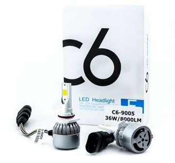 ŻARÓWKA LED 9005 HB3 H10 DC9V-32V CANBUS 72W 8000l