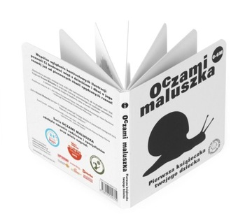 Kontrastowa książeczka Oczami Maluszka 0+ ŚLIMAK