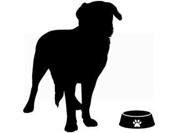Naklejka dekoracyjna na ścianę PIES piesek dla dzieci Labrador 70 cm