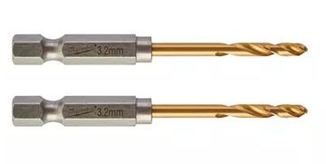 WIERTŁA TYTANOWE METALU MILWAUKEE SHOCKWAVE 3,2mm