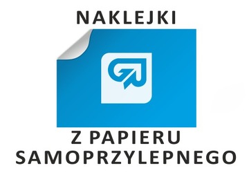 Naklejka, naklejki, z nadrukiem, wybór wymiarów