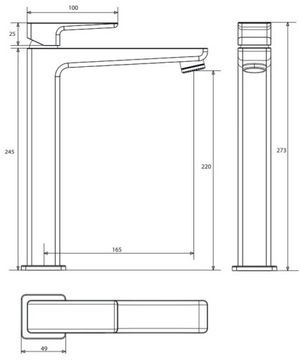 ВЫСОКАЯ РАКОВИНА FAPPER OMNIRES PARMA PM7412CR