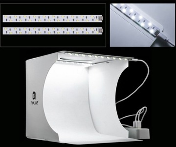 PULUZ NAMIOT BEZCIENIOWY Studyjny PHOTO STUDIO LED 40 1100LM + 6x Tło