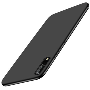 Etui Slim Silikon Matt Do Huawei P20 + SZKŁO 9H