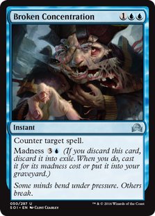 MTG 4x Broken Concentration (Uncommon)