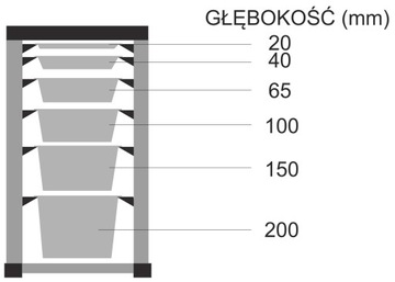 ГАСТРОНОМИЧЕСКИЙ КОНТЕЙНЕР GN 2/3 глубина 100ММ СТАЛЬ 23100