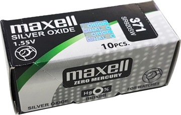 10x BATERIA SREBROWA MAXELL SR 920 SW 371 SR69