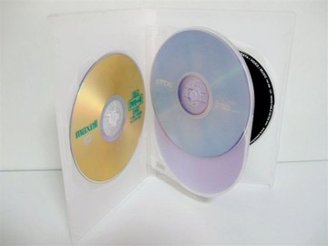 DVD-боксы x 4 для дисков 14 мм, МАТОВЫЕ, 25 шт.