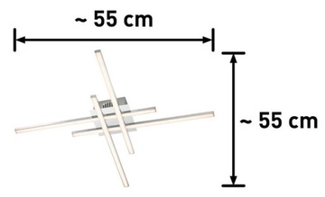 ПОТОЛОЧНЫЙ СВЕТИЛЬНИК ПЛАНЕТА ЛЮСТРА 4X LED 5W ECO LUX