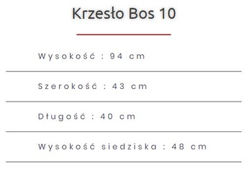 Деревянный стул Bos10 для кухни и столовой АКЦИЯ.