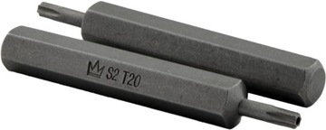 БИТА TORX T20 x 75 мм S2 с ОТВЕРСТИЕМ