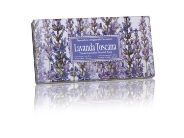 Mydełka zapachowe lawendowe 3x125g w kartoniku LAVANDA TOSCANA