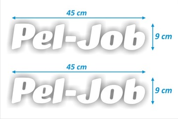 NAKLEJKI NAKLEJKA - PEL-JOB - 2 szt. - BIAŁE