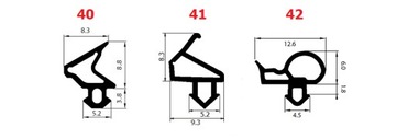 Уплотнитель оконный VEKA S-834x