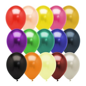 Balony Metaliczne 25 szt 30cm Najlepsze
