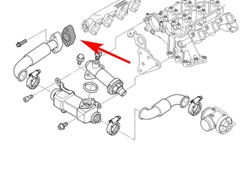 570 ПРОБКА КЛАПАНА EGR BMW E38 E39 730d 525d 530d