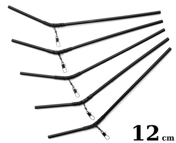 5 x MOCNA RURKA ANTYSPLĄTANIOWA GIĘTA / 12 cm /