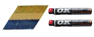 GWOŹDZIE 90 GŁADKIE OCYNK 2tyś + 2 gazy OK