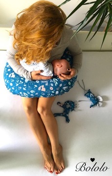 PODUSZKA DO KARMIENIA ROGAL KSIĘŻYC 30 WZORÓW XL