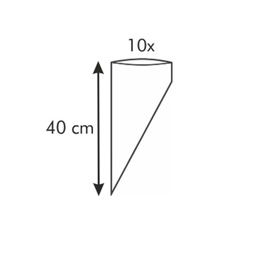 Пакеты для украшения, кондитерские мешки 40 см, 10 шт.