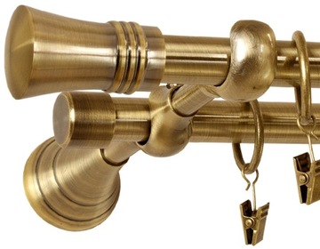 KARNISZ 220 cm PODWÓJNY 2,2 OPTIMA karnisze fi 19