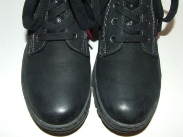 Buty ze skóry BAMA r.37 dł.23,7cm S.BDB