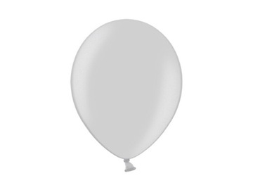 Balon balony ślub 30 cm Metallic Silver 10 szt