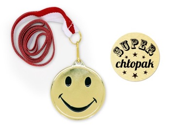 MEDAL EMOTKA PREZENT DZIEŃ CHŁOPAKA SZKOŁA