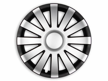 KOŁPAK KOŁPAKI AGAT BLACK/SILVER 15