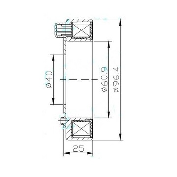 ELEKTROMAGNES SPRZĘGŁA KOMPRESORA KLIMATYZACJI ACAUTO AC-04DN06