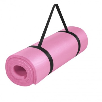 MATA joga FITNESS 190 x 60 x 1,5 cm kauczuk pianka