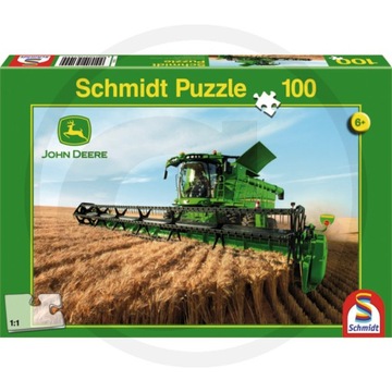Puzzle Schmidt Spiele John Deere 100 elementów John Deere Kombajn S690 G3