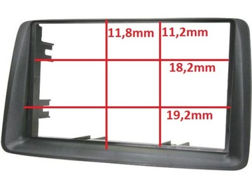 РАМА 1DIN FIAT PANDA с ​​2003 г. АДАПТЕР 2DIN
