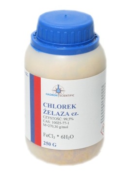 CHLOREK ŻELAZOWY , ŻELAZA (III) - CZYSTY - 250G