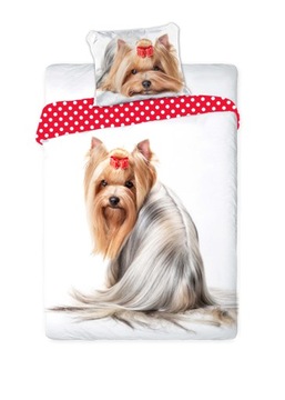 POŚCIEL 160x200 PIESEK YORKSHIRE TERRIER YORK BF08