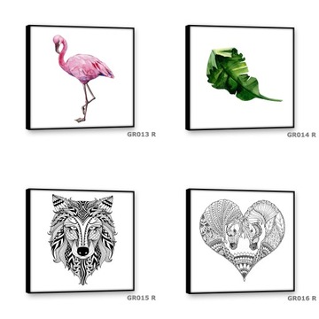 Obrazy na płótnie 50x50 Obraz Nowoczesny LIŚCIE