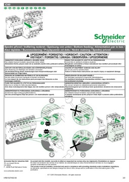 Автоматический выключатель SCHNEIDER 3P предохранитель C32A