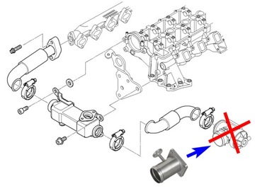 Замена пробки EGR BMW 2.0 2.5 3.0 D M47N M57N