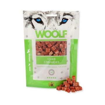 WOOLF lamb chunkies 100g - JAGNIĘCINA
