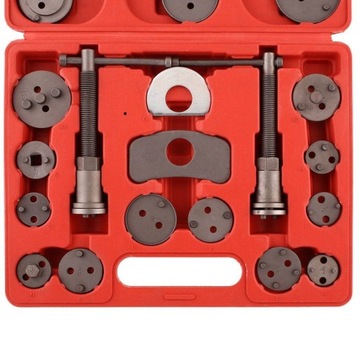 КОМПЛЕКТ ДЛЯ СНЯТИЯ ТОРМОЗНОГО ПОРШНЯ, 21 ЭЛЕМЕНТ