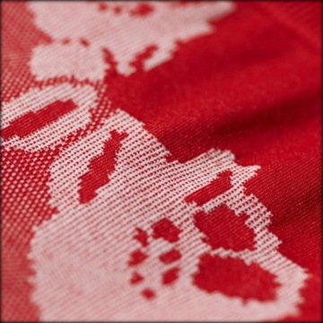 ADIDAS STELLA McCARTNEY INTARSIA-KNIT SCARLET YOGA