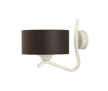 Stylowy kinkiet lampa na ścianę abażur KASMIROS nowoczesny kinkiet ścienny