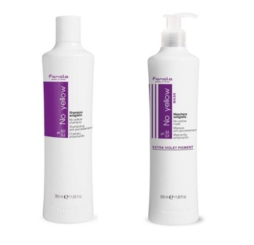 FANOLA NO YELLOW SZAMPON MASKA 2x350ML WŁOSY BLOND