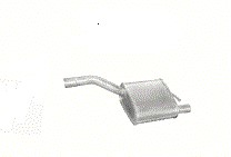 Tłumik końcowy Ford Focus poj.1,8 98-04r. hb.
