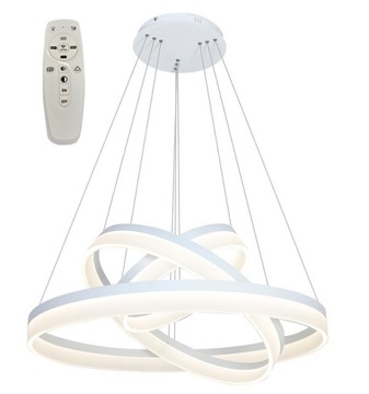 LAMPA WISZĄCA RING 4080 114W LED + PILOT